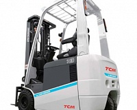 Вилочные погрузчики TCM. Электрические 3-х опорные. Грузоподъемность 1.3-1.8т