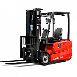 Вилочный электрический погрузчик HangCha, грузоподъемность 2.0т, 3-х опорный